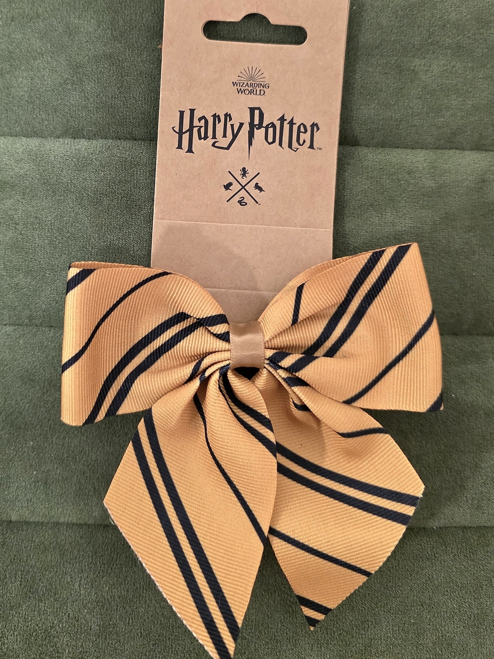 Harry Potter Hufflepuff House Bow Hair Clip